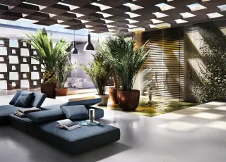 Верхний душ Gessi Afilo 57409.279 30x50 см тропический ливень водопад распыление хромотерапия белый матовый